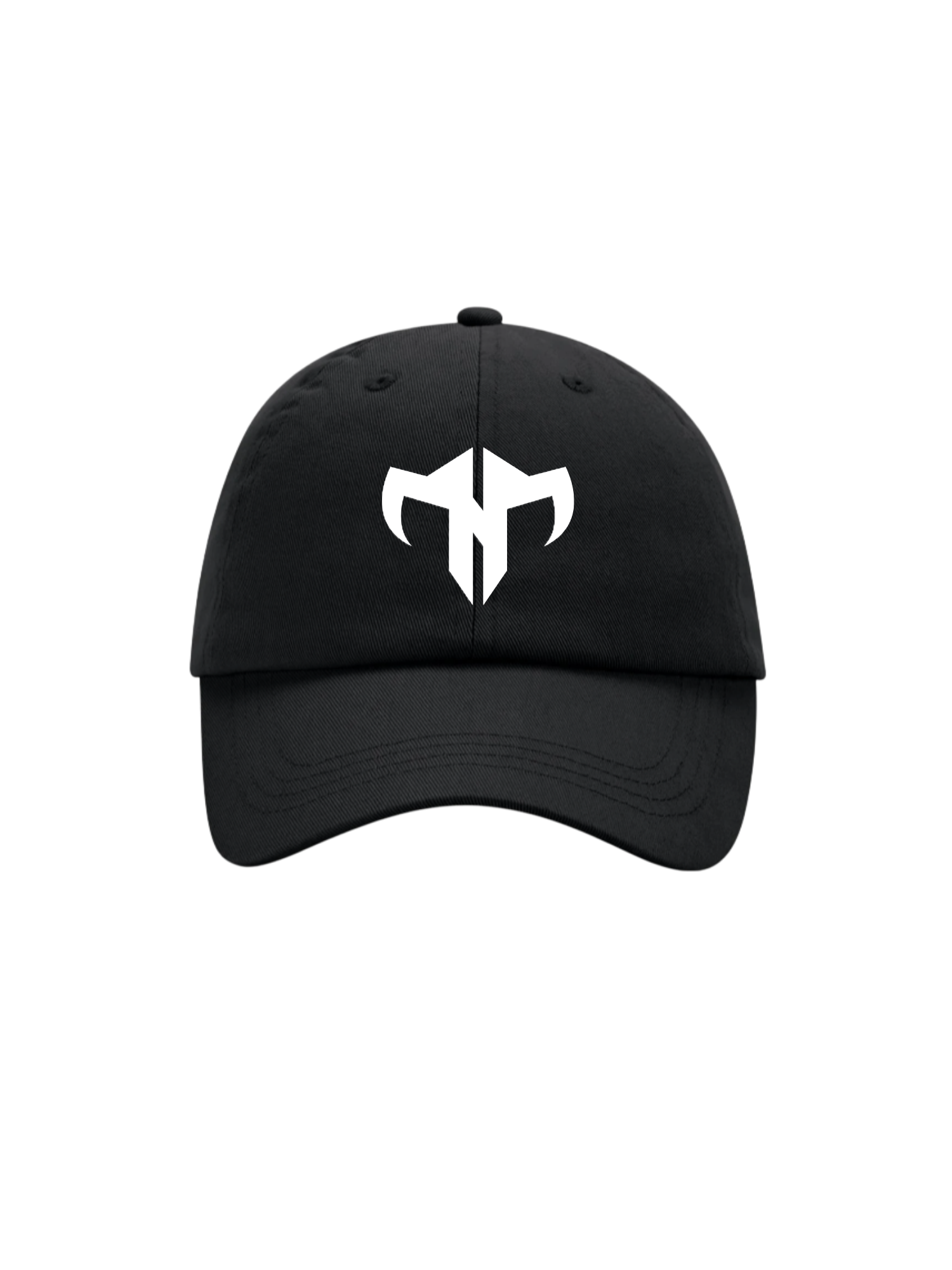 Casquette Tracknight noire streetwear techno logo brodé style club
