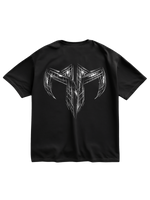 T-shirt Tracknight noir streetwear techno minimaliste DJ Paris