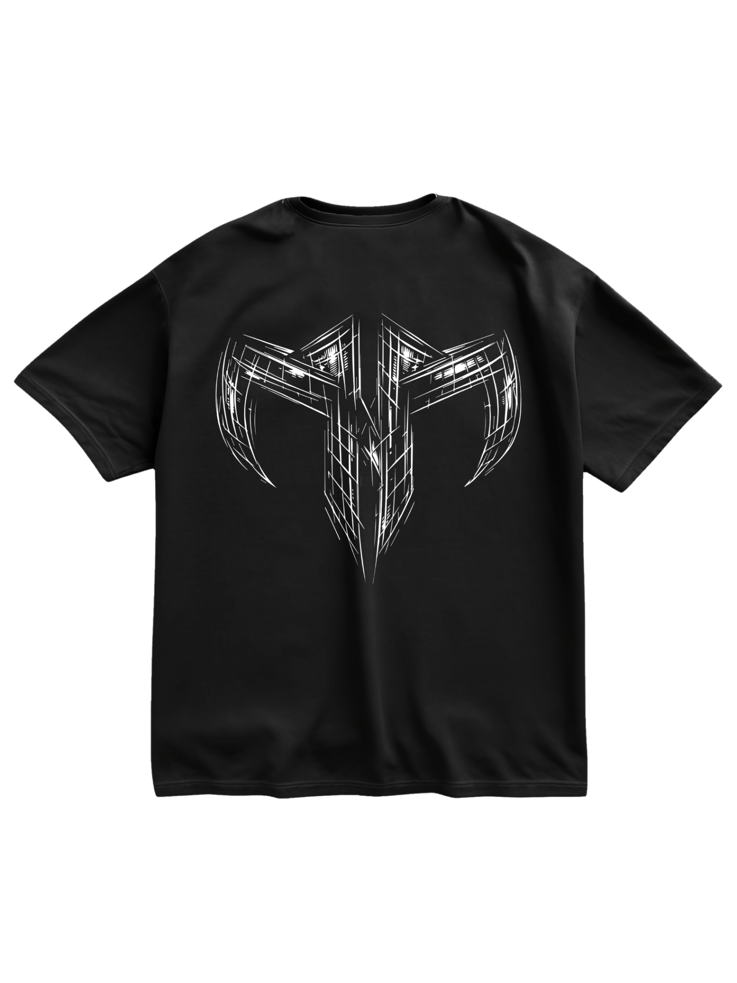 T-shirt Tracknight noir streetwear techno minimaliste DJ Paris